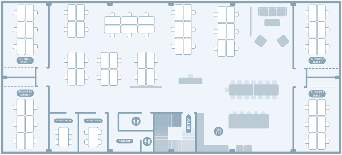 The Workshop Ponsonby layout map